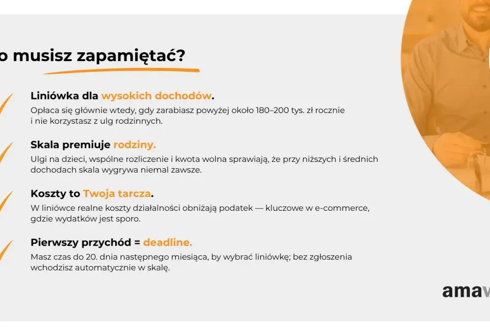 Podatek liniowy - Czy 19% to zawsze oszczędność? Sprawdź!