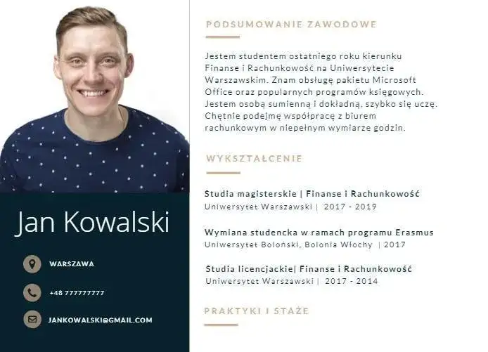 Zdjęcie Jak skutecznie napisać profil zawodowy w CV, co wpisać?
