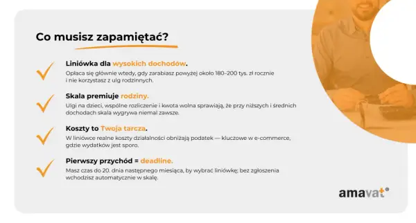 Podatek liniowy - Czy 19% to zawsze oszczędność? Sprawdź!